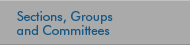 Sections, Groups, and Committees