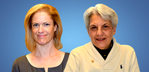 Sarah Fetherston (left) and Rosanne Trabocchi (right) will lead Touro Law Center's Veterans' and Servicemembers' Rights Clinic.