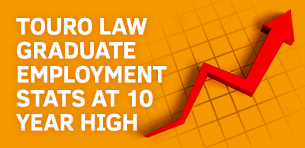 Touro Law Graduate Employment Stats at 10 Year High Logo